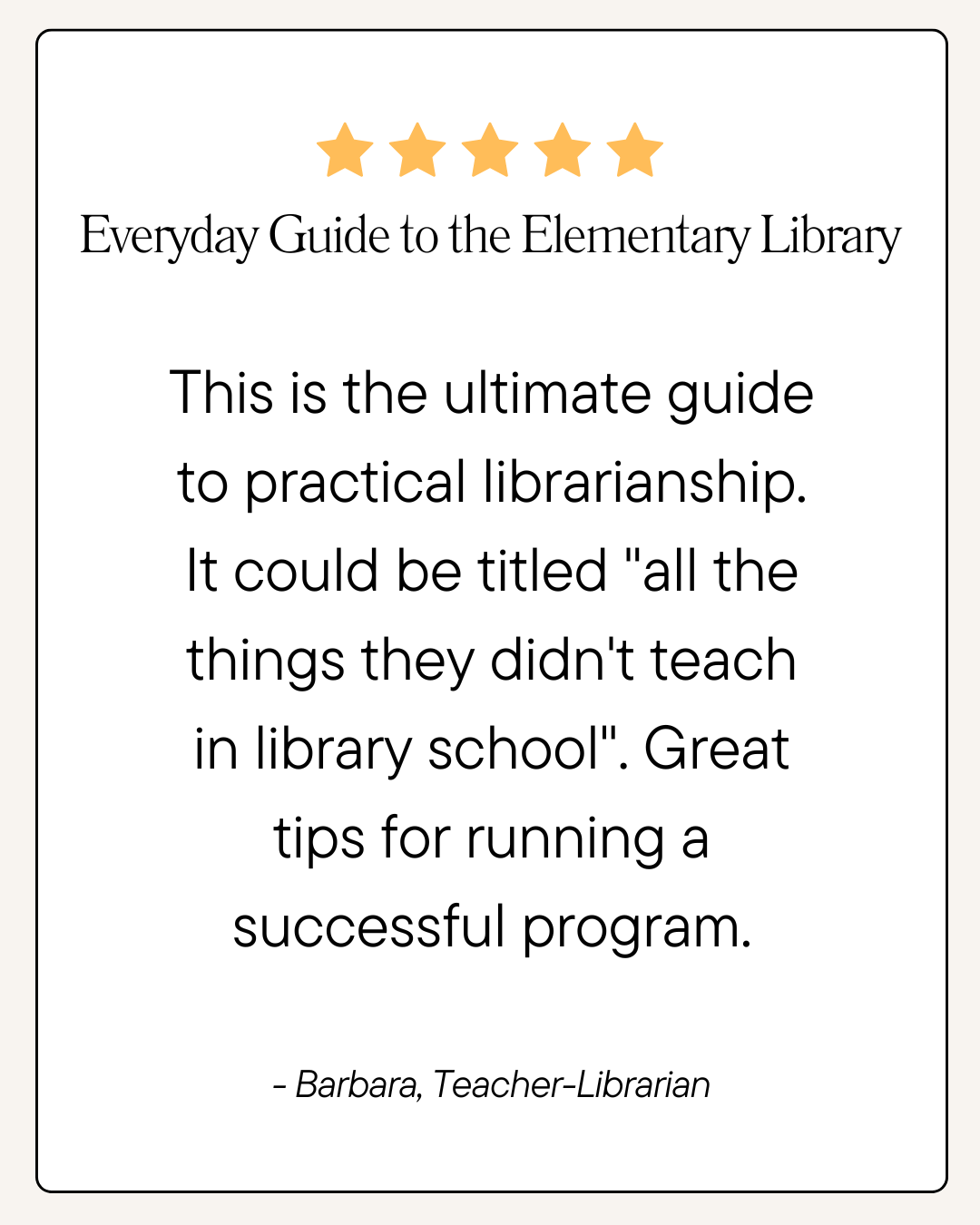 16 library tips everyday guide testimonial